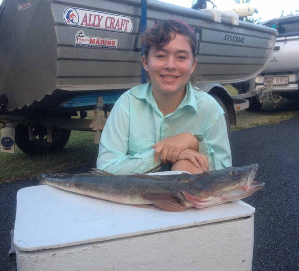 TOP SPECIMEN: Breanna Willett took out the junior flathead category this year. TOP SPECIMEN: Breanna Willett took out the junior flathead category this year.